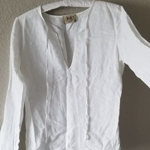 Juicy Couture 100% Linen Tunic - White